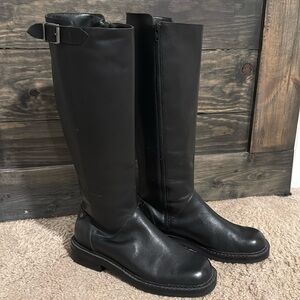 Lauren Ralph Lauren black riding boots